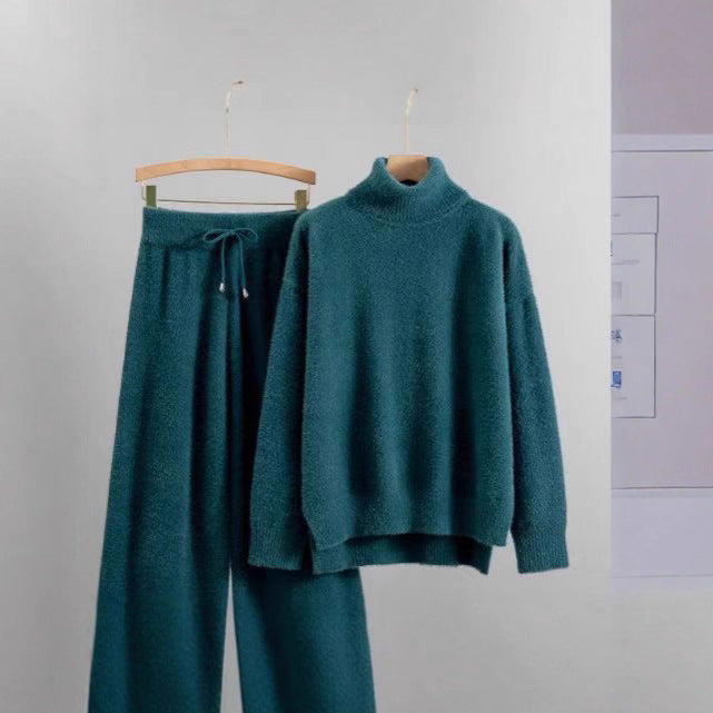 Autumn And Winter Knitting Suit Women