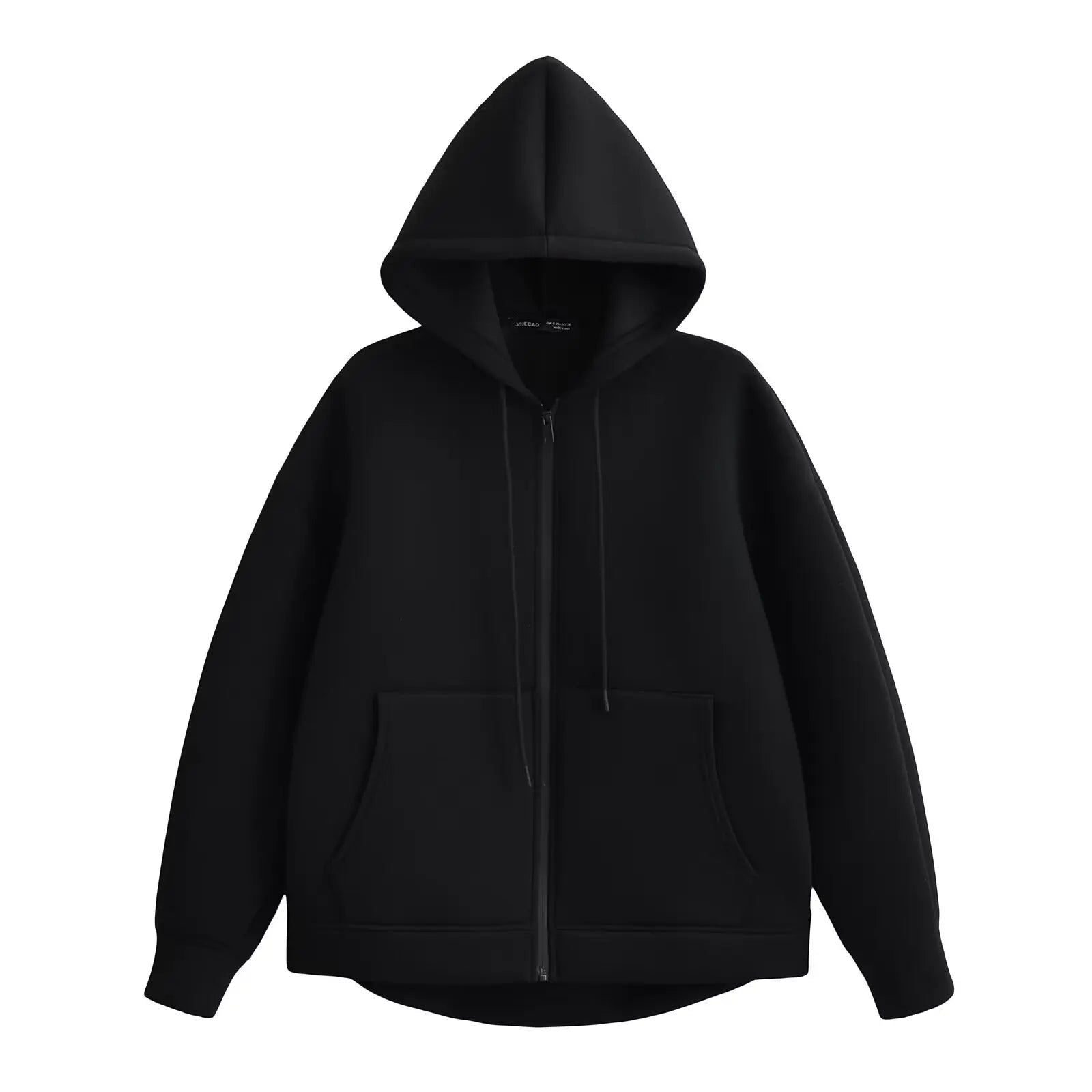 Winter New Women's Zipper Hoodie Coat