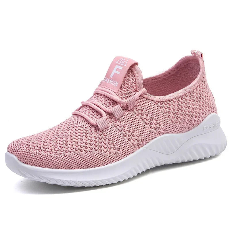 2023 Women's Casual Sneakers Summer Comfortable Breathable Platform Shoes Fashion Women Versatile Lace-up Shoe кроссовки женские