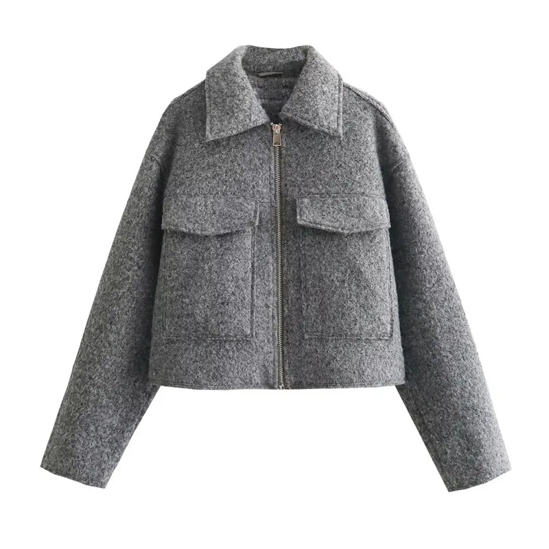 Tweed Cropped Jackets for Women