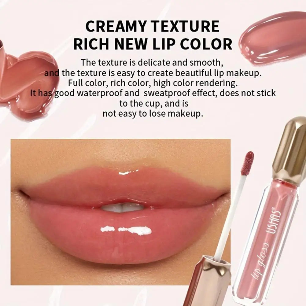 Mirror Pearl Lip Gloss Waterproof  Lipstick