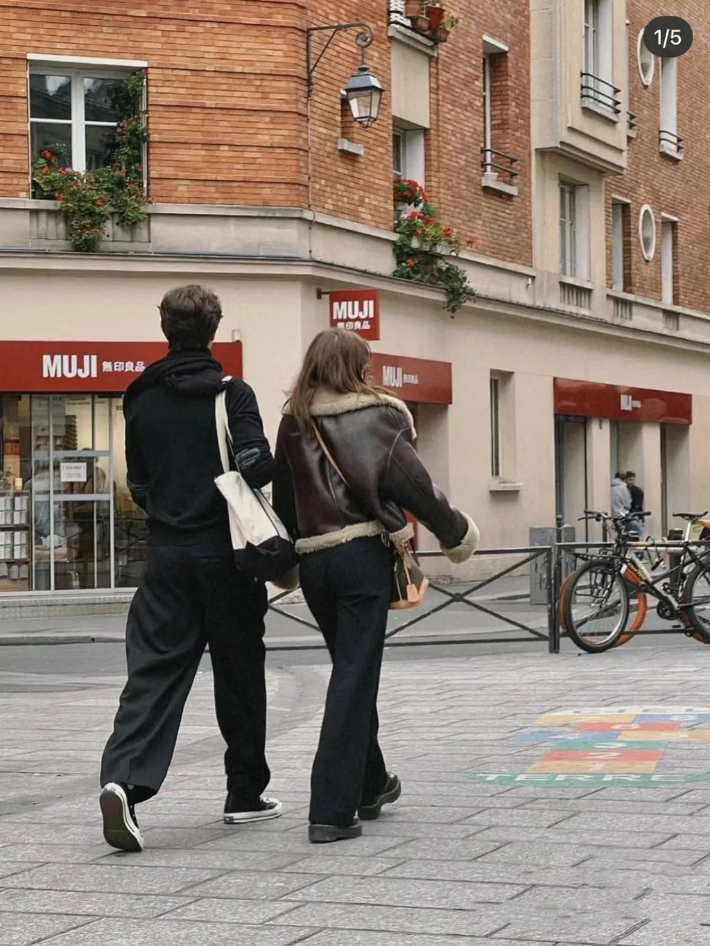 Warm double-sided short jacket Women's brown coat