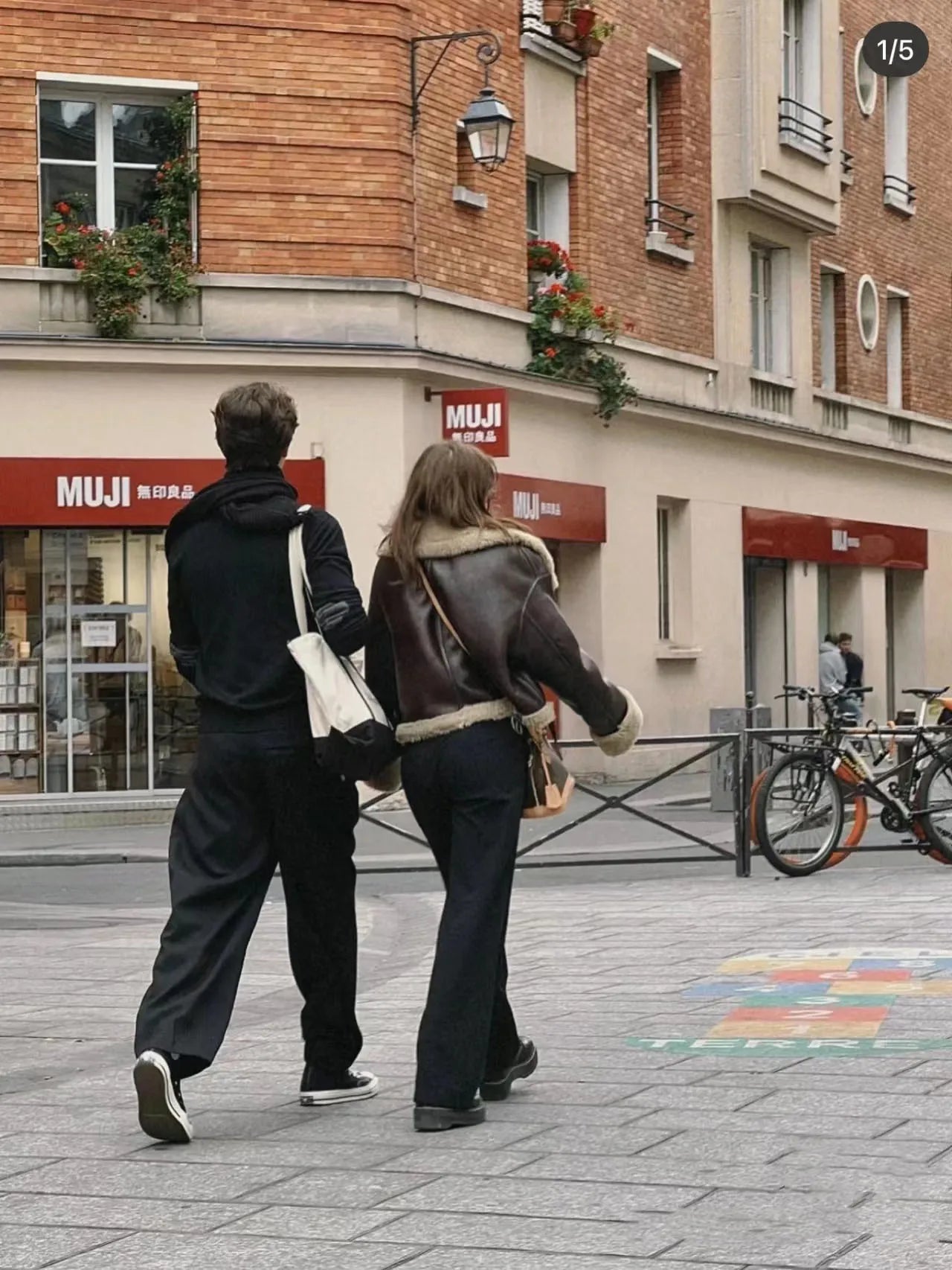 Warm double-sided short jacket Women's brown coat