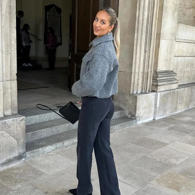 Tweed Cropped Jackets for Women