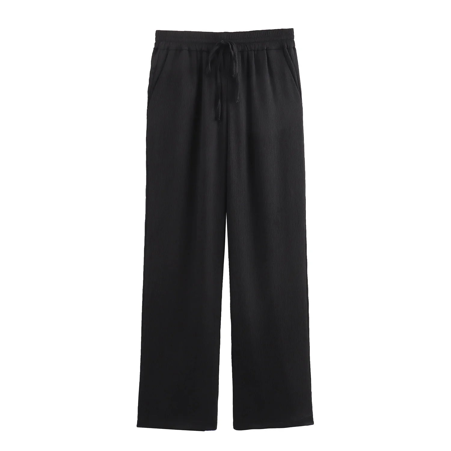 Autumn New Women's Clothing European And American Style Fashionable Wrinkled Suit Jacket Casual Pants Set